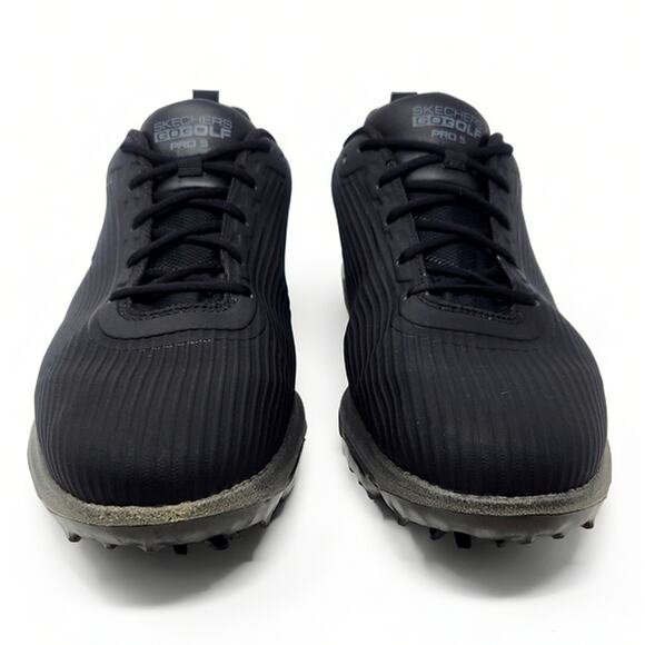 Skechers GO GOLF Pro 5 Mens 10 Black Lace Up Arch Fit Spiked Golf Shoes 214044 main image 5